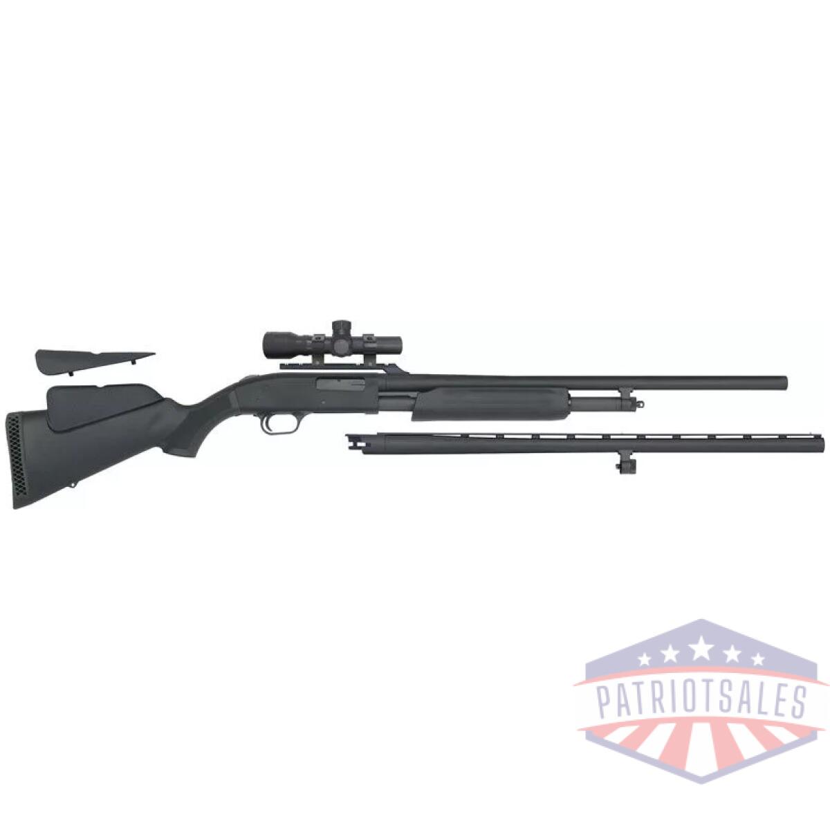 G54047. Webp - mossberg 500 combo 20ga 3" - 26"vr 24"rifled & 2. 5x20 scope - g54047