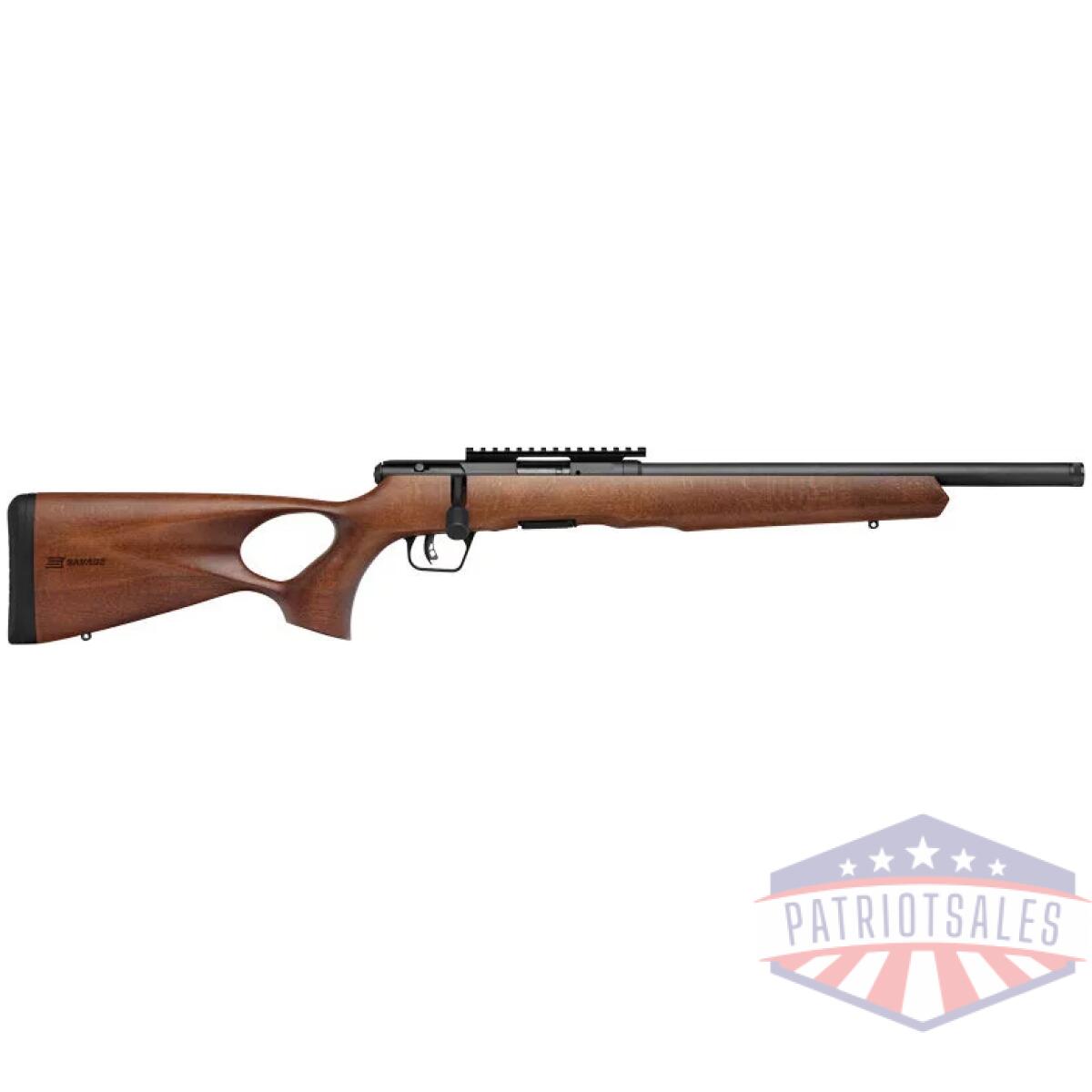 G70817 - savage b17 timber thumbhole - 17hmr 18" 10rd blued/wood - g70817