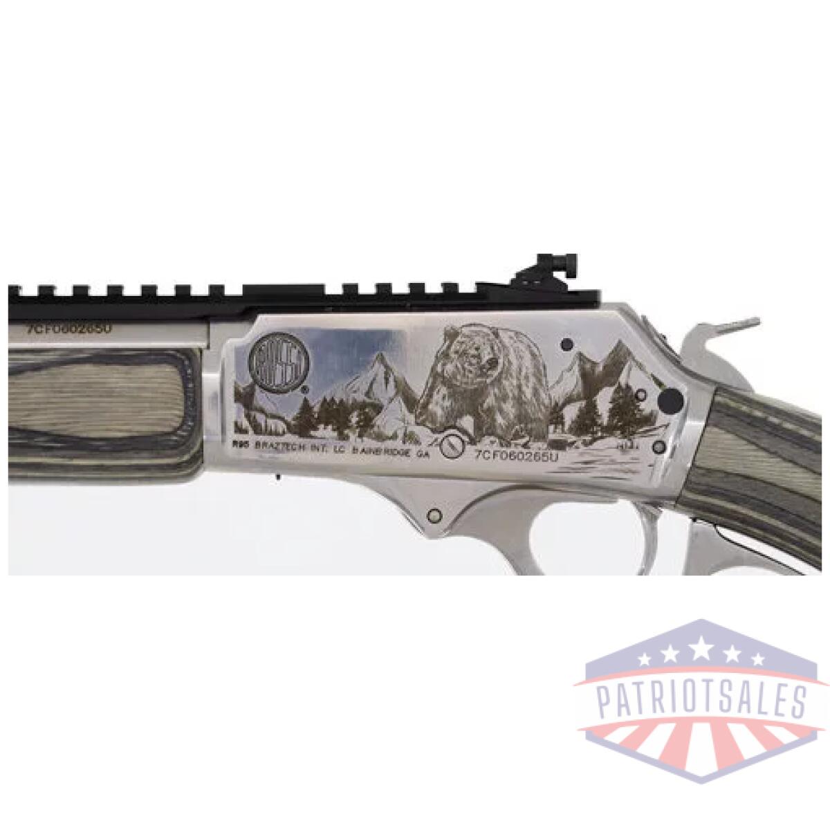 G954570189lwen2_engraved. Webp - rossi r95 45-70 govt 18"bbl. - stainless laminate bear sceen - g954570189lwen2 engraved