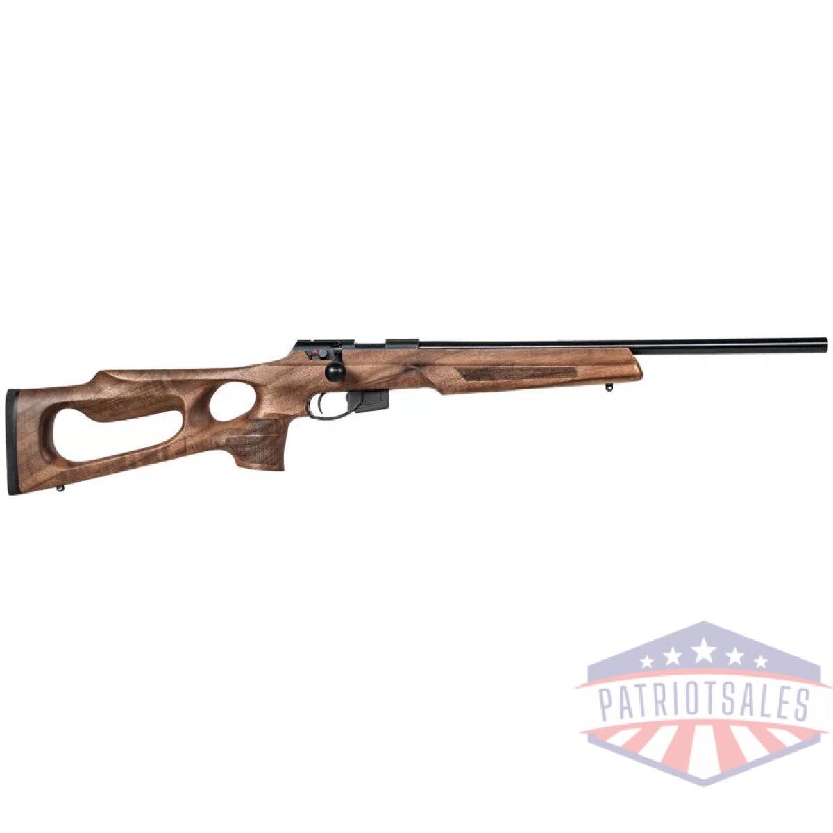Ga015611 - anschutz 1761 hb 22lr 20" - blued/walnut thumbhole 2-stg - ga015611