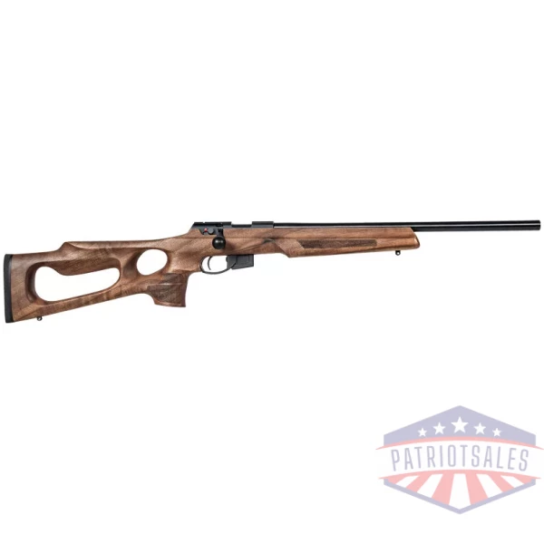 ANSCHUTZ 1761 HB 22LR 20" - BLUED/WALNUT THUMBHOLE 2-STG