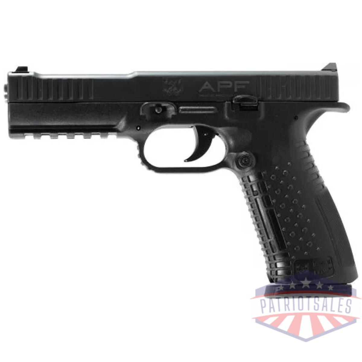 Gafs19bk17_left - apf strike one 9mm 5" bbl - 3-dot sight 2 17rd mags black - gafs19bk17 left