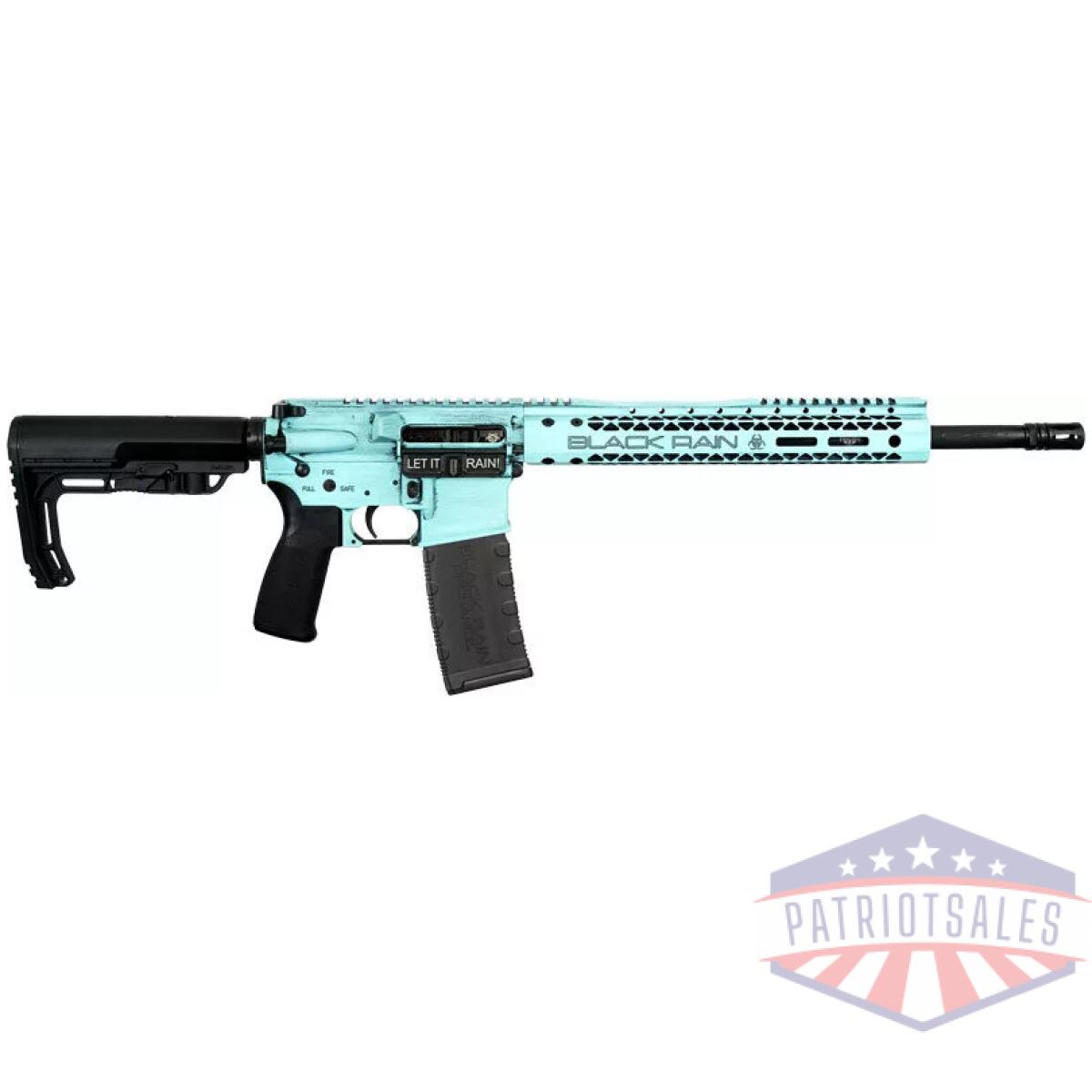 Gbrofusiontbb - black rain spec+ fusion rifle - 5. 56 16" tiffany blue 30rd - gbrofusiontbb