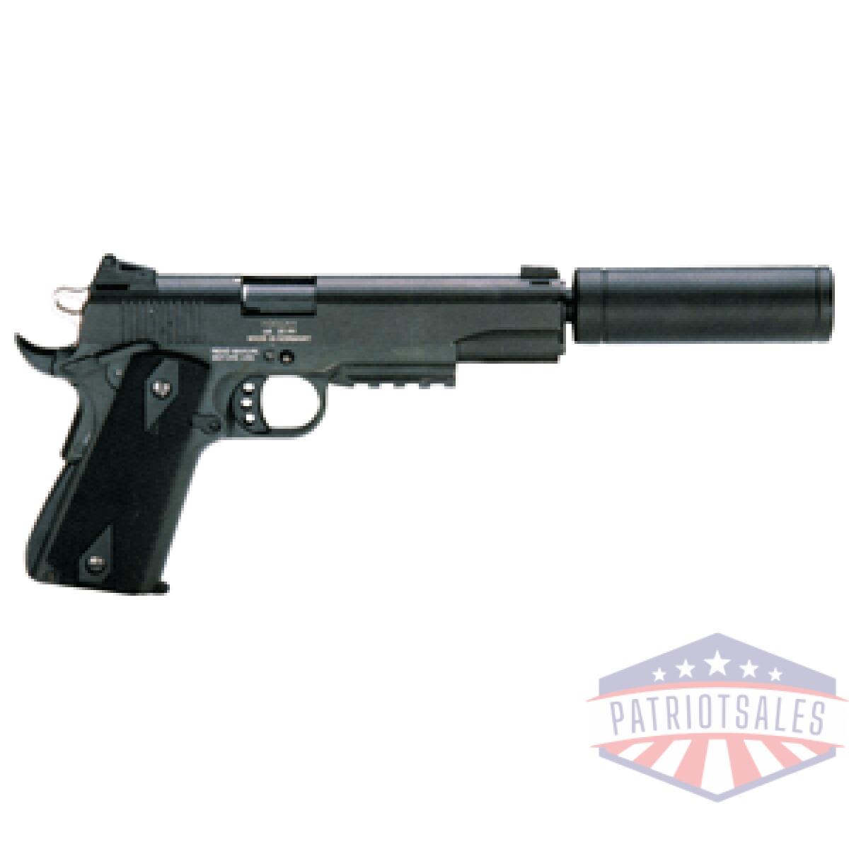 Gerg1911adop. Gif - german sport 1911 ad-ops - 22lr 5" black/syn 10rd w/rail - gerg1911adop