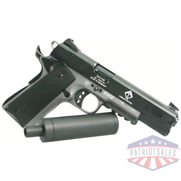 GERMAN SPORT 1911 AD-OPS 22LR - 5" BLACK/GREY 10RD W/RAIL