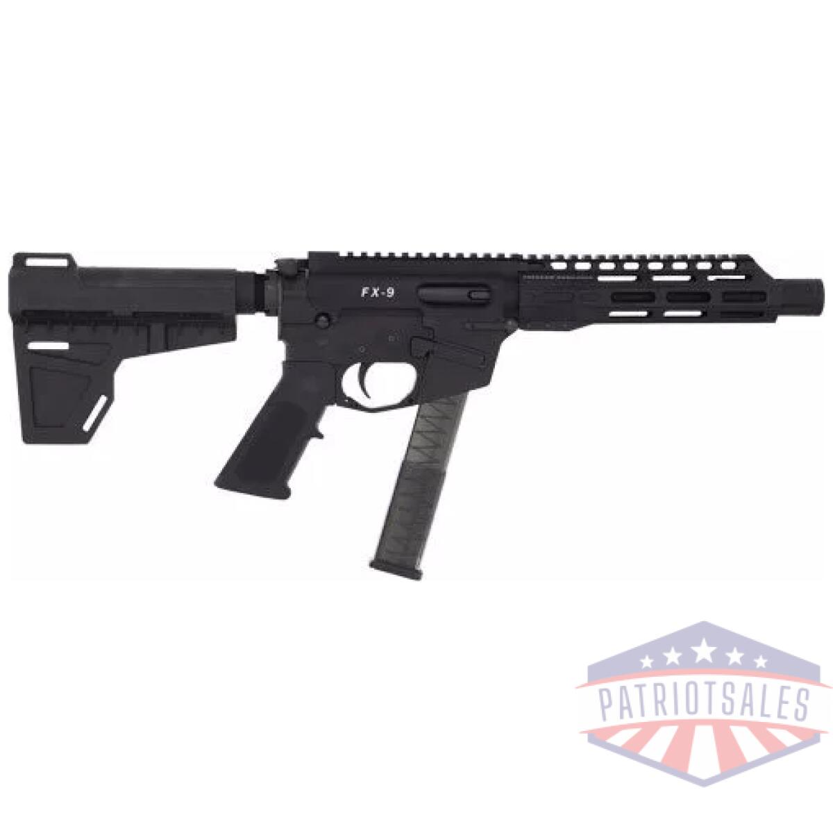 Gfx9p8 - freedom ordnance fx9 pistol - 9mm 8. 25" 33rd m-lok brace - gfx9p8