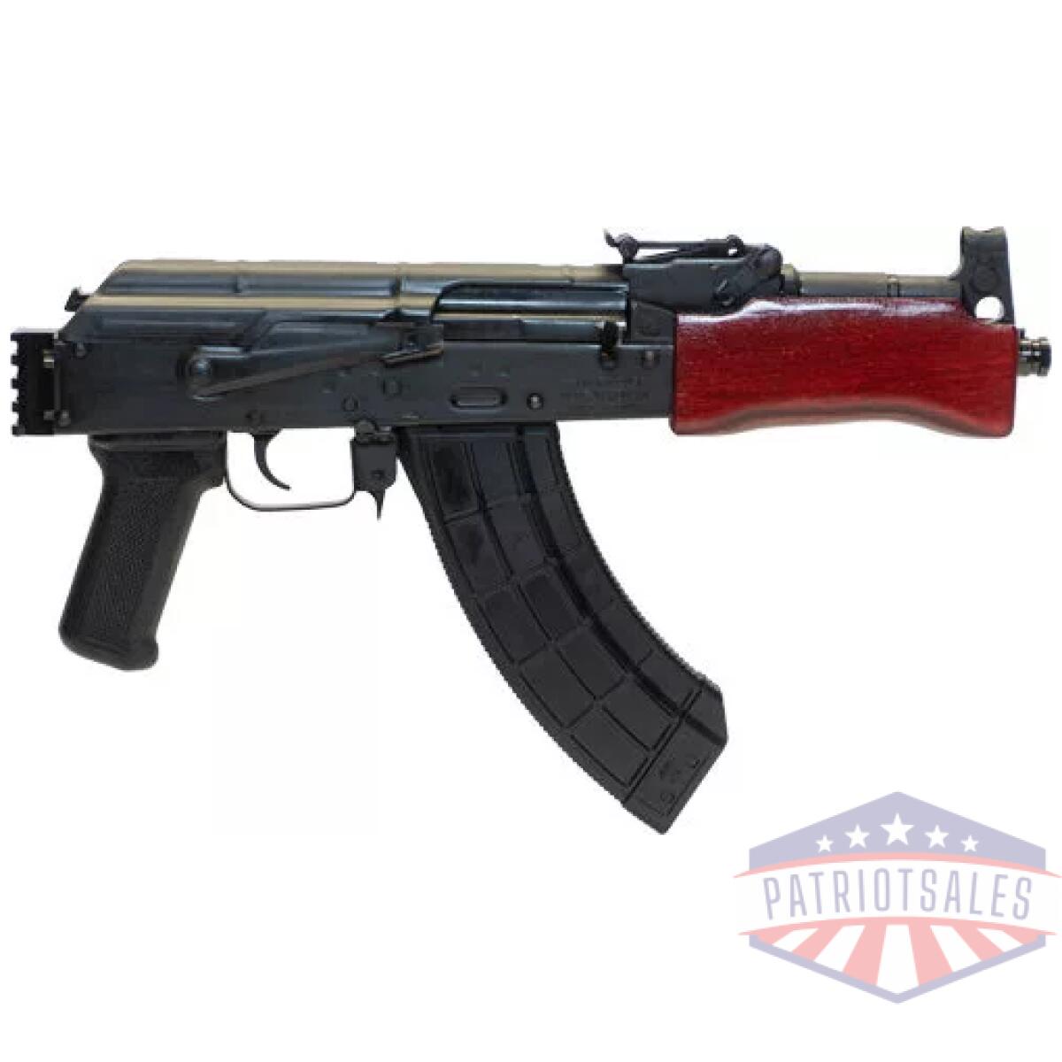 Ghg2137prn. Webp - century arms mini draco pistol - 7. 62x39 russian red handguard - ghg2137prn