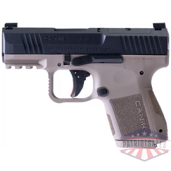 CANIK METE MC9 9MM 3.18" BBL - OR FS 2-MAGS BLACK/FDE