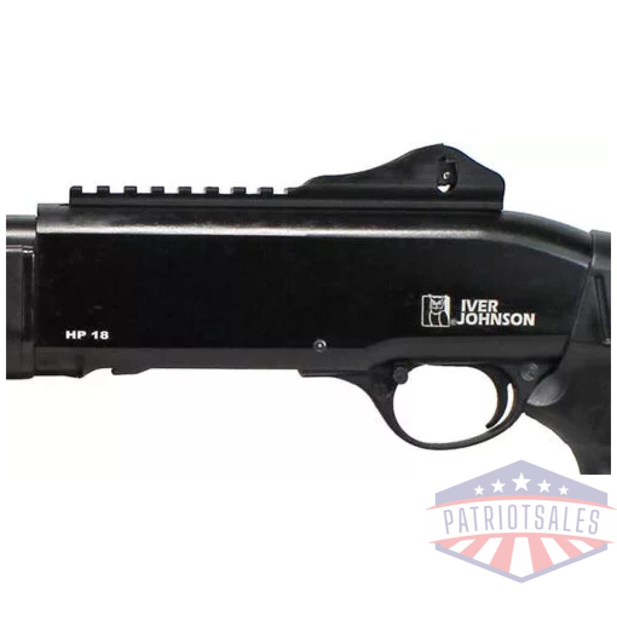 Iver johnson hp18 20ga 3" - 18. 5" cyl black pg buttstock - image 4