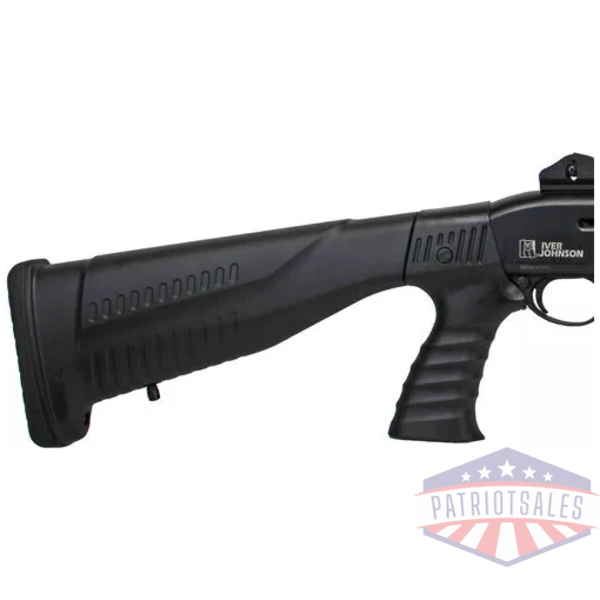 Iver johnson hp18 20ga 3" - 18. 5" cyl black pg buttstock - image 5
