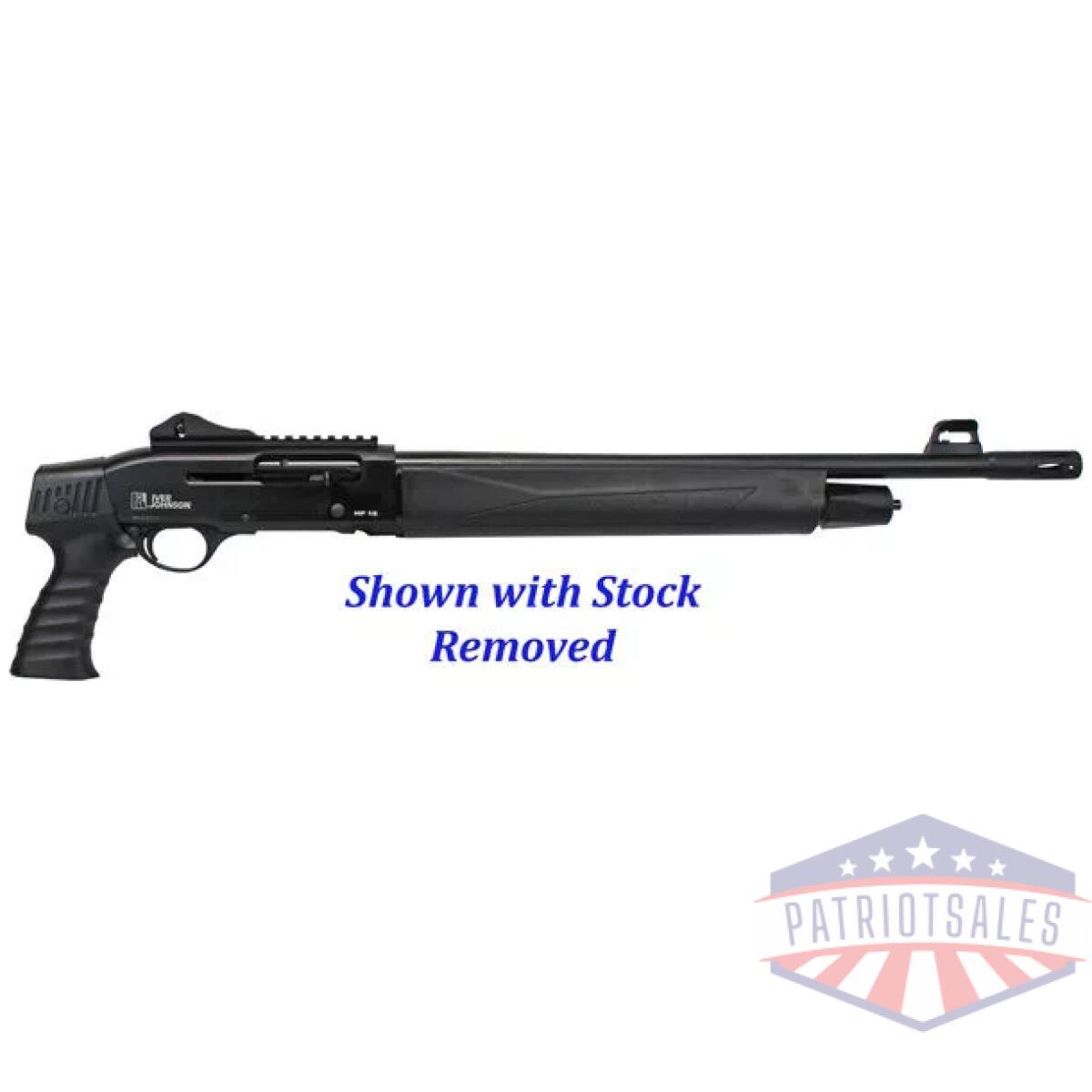 Iver johnson hp18 20ga 3" - 18. 5" cyl black pg buttstock - image 6