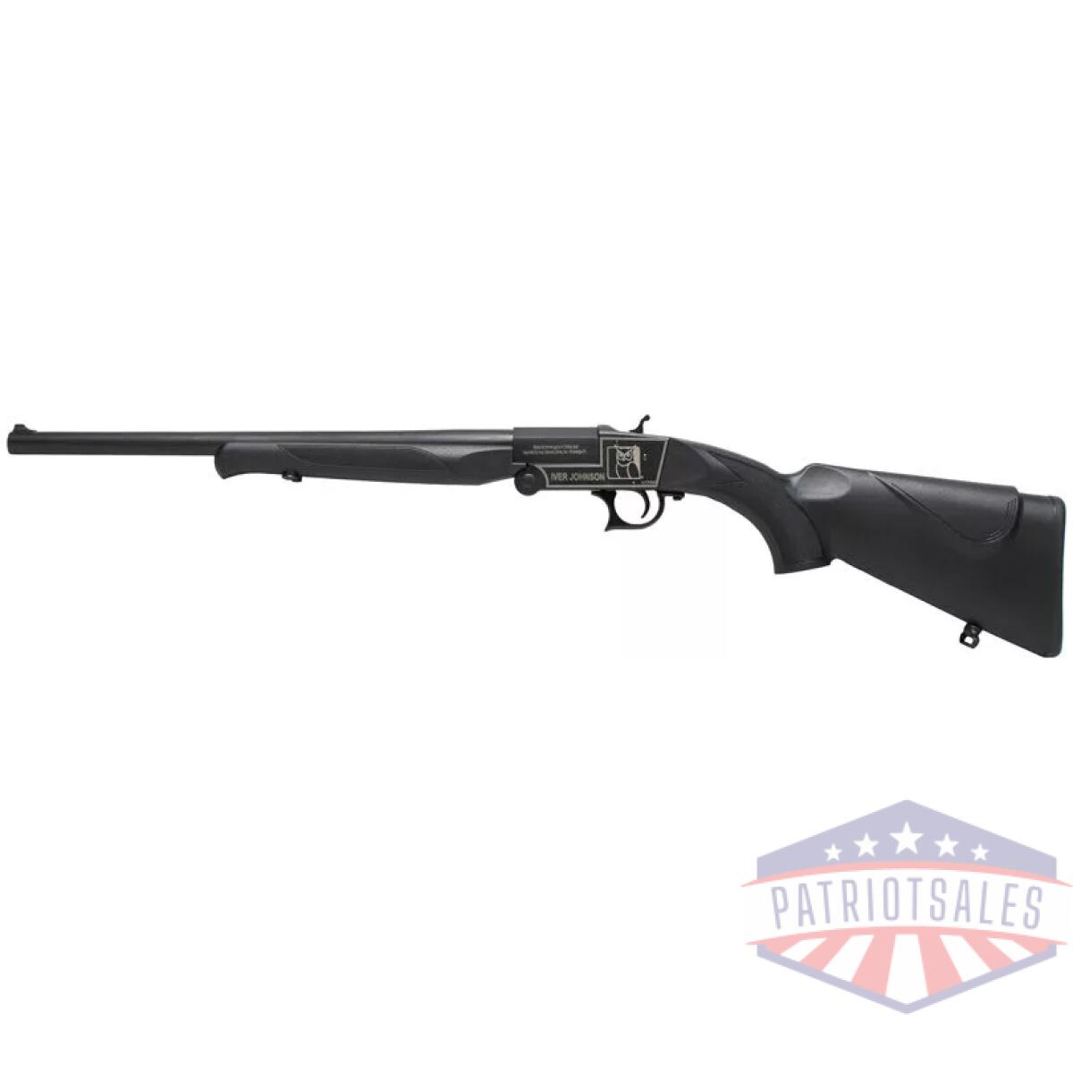 Gij7002018syc - iver johnson 700 youth 20ga 3" - 18. 5" black synthetic - gij7002018syc