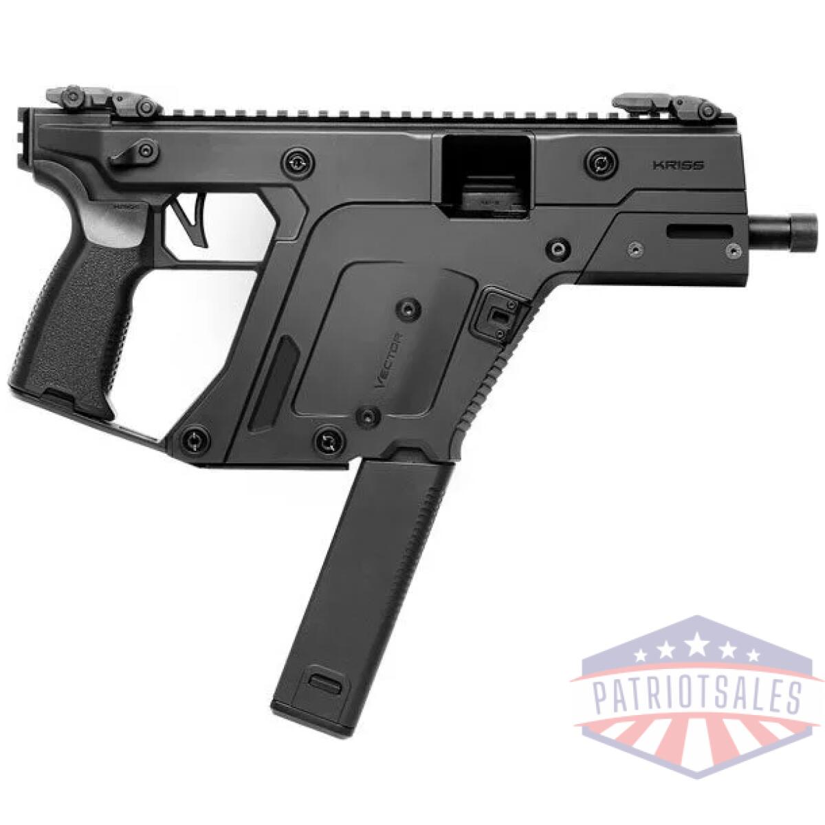 Gkv903pbl00_right-1 - kriss vector sdp g3 pistol 9mm - 5. 5" threaded 40rd black - gkv903pbl00 right 1