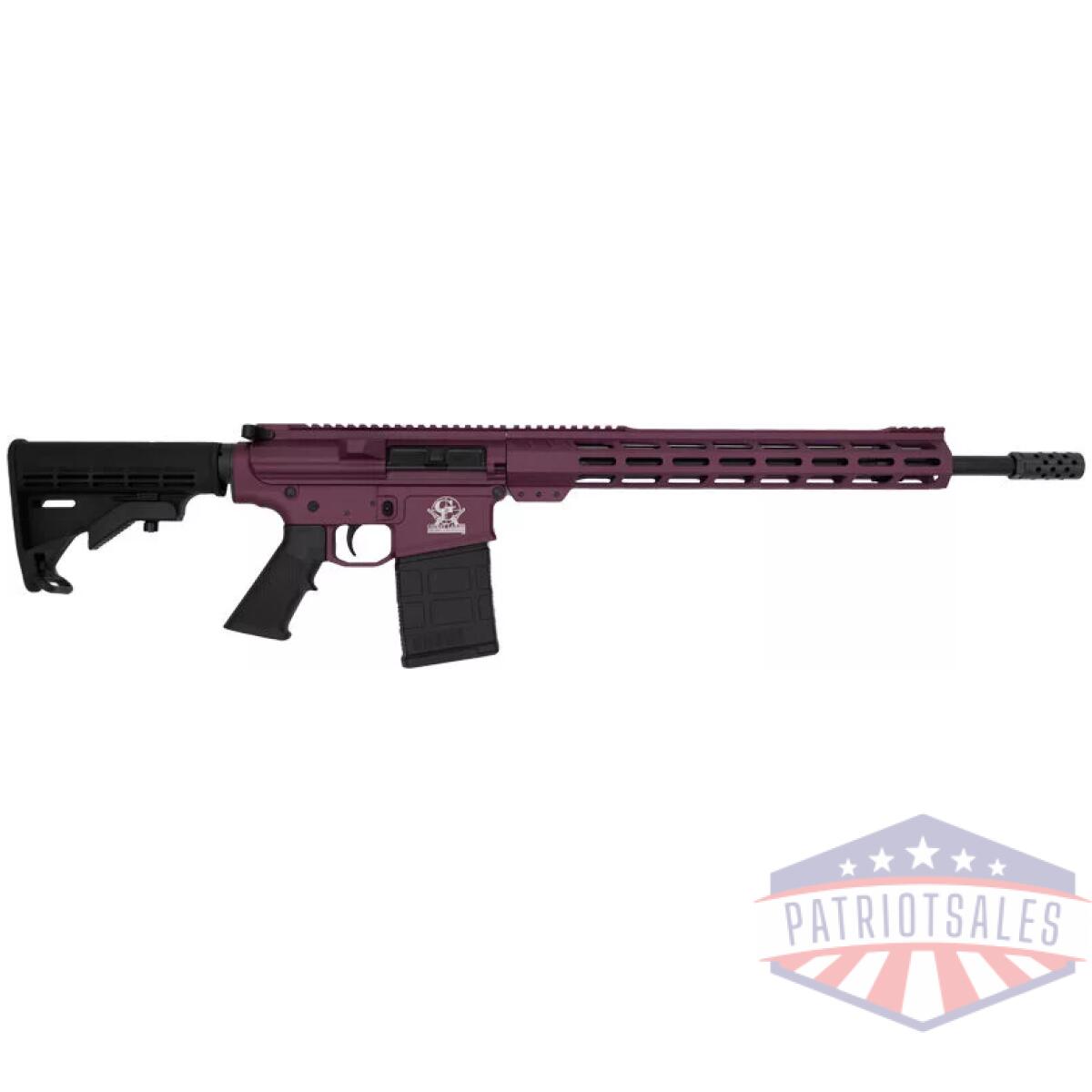 Gl10308chy - glfa ar10 rifle 308 win 18" - nitride bbl 10-shot blk cherry - gl10308chy