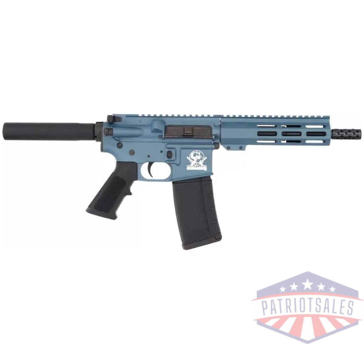 Gl15223pblu_1. Webp - glfa ar15 pistol 223 wylde - 7. 5" nitride barrel blue - gl15223pblu 1