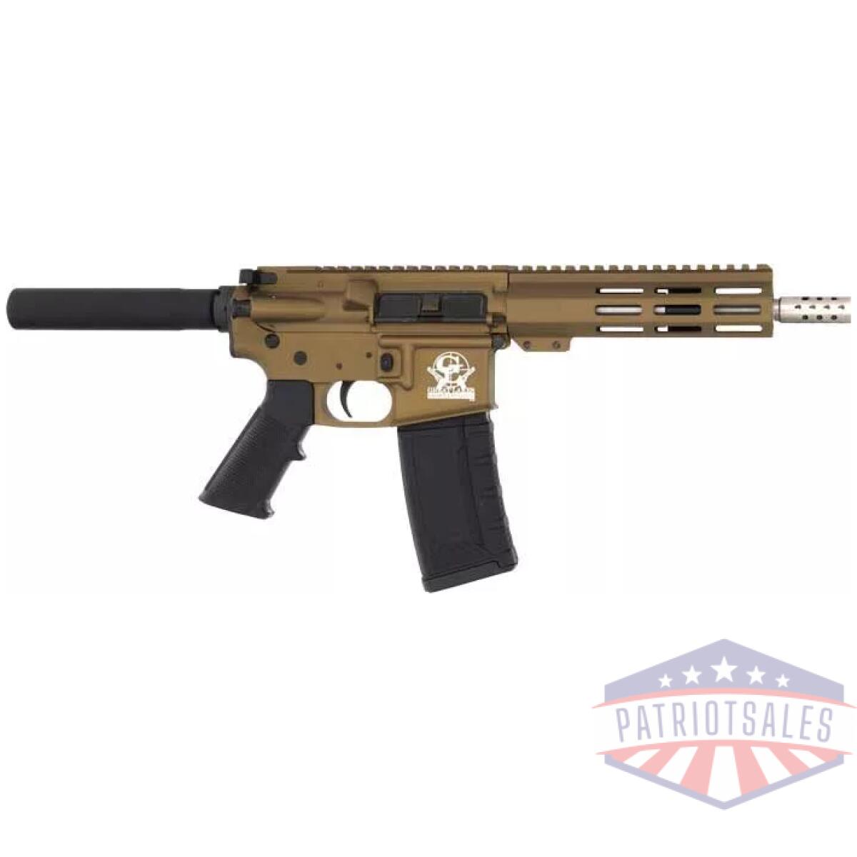 Gl15223sspbrz_1 - glfa ar15 pistol 223 wylde - 7. 5" stainless bbl bronze - gl15223sspbrz 1