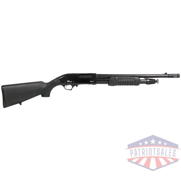 IVER JOHNSON PUMP 12GA 3" 18" - MUZZLE BRAKE BLUED SYNTHETIC