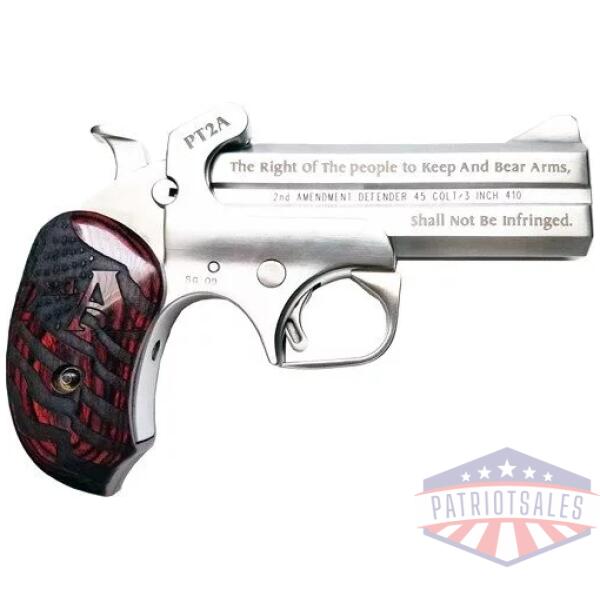 BOND ARMS PROTECT 2ND AMMEND - 45LC/410 3" 4.25" W/HOLSTER