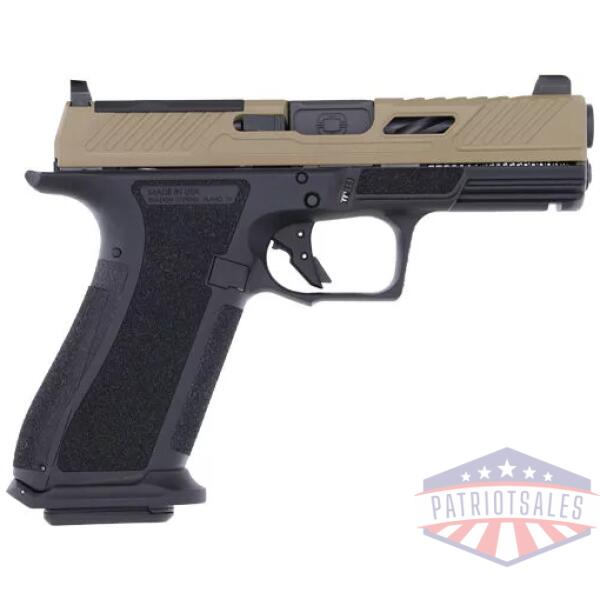 SHADOW SYSTEMS XR920 ELITE 9MM - OPTIC CUT UNTHREADED COYOTE/BL