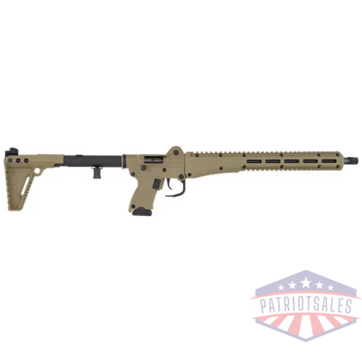 Gsub2k9glktan - kel-tec sub-2000 gen3 9mm 15rd - fits glock 9mm magazines tan - gsub2k9glktan