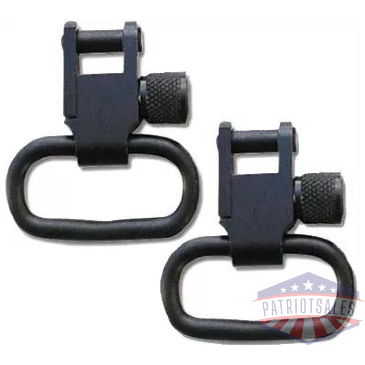 Gtsw02. Webp - grovtec locking swivel 1. 25" - black only 2-pack - gtsw02