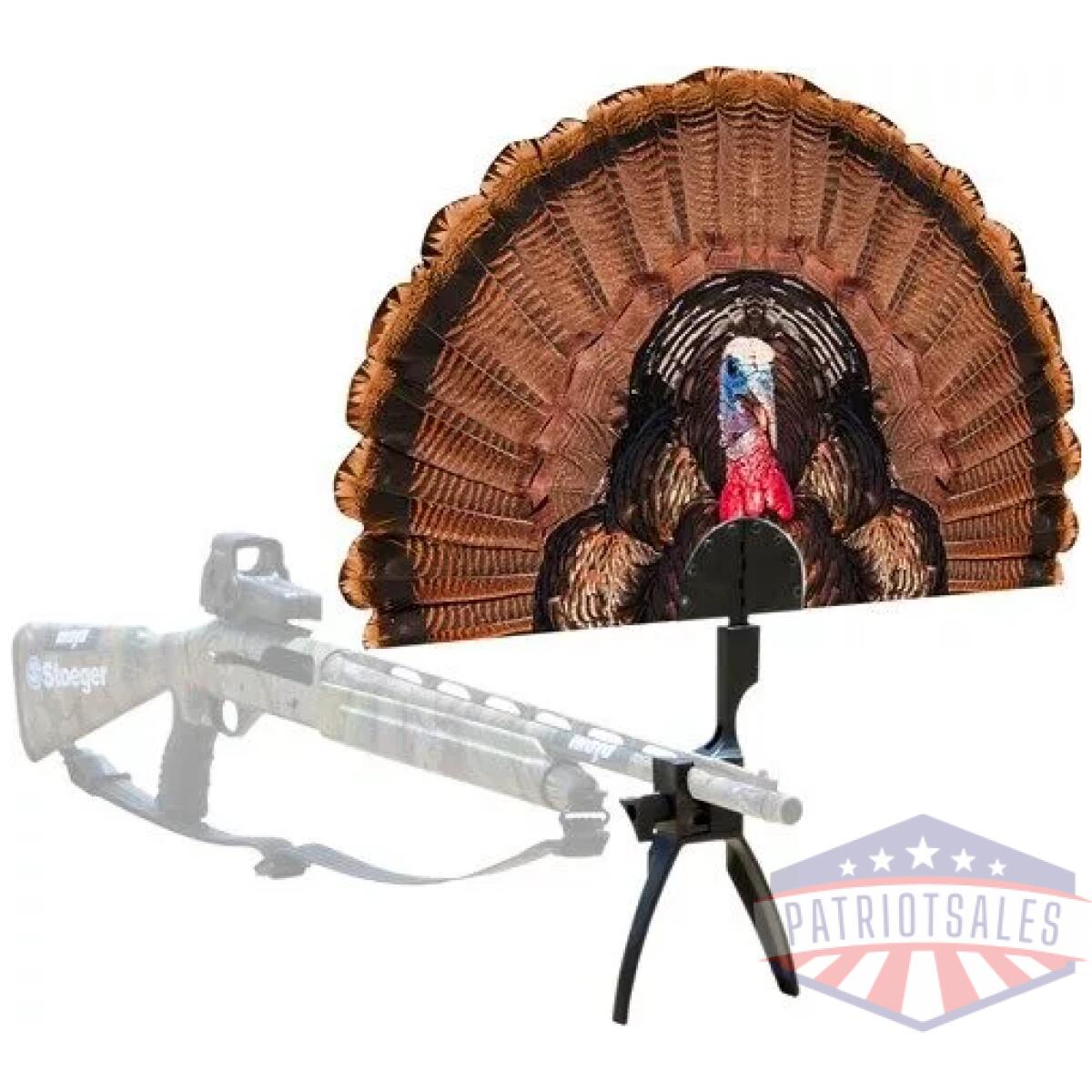 Hw2453. Webp - mojo tail chaser max turkey - fan clamp on for 10ga-20ga bbl - hw2453