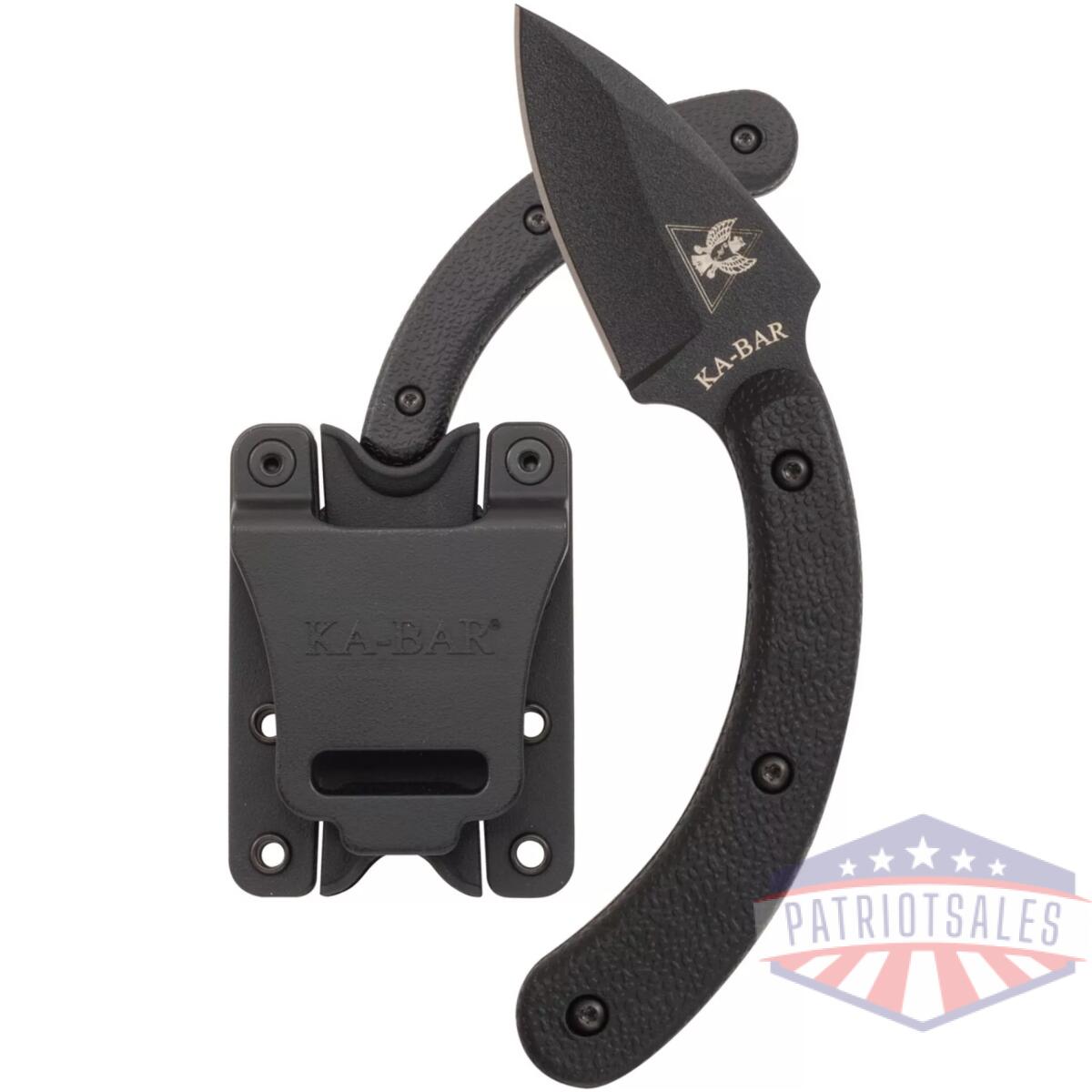 Ka-1494. Webp - tdi ladyfingerblack hard plastic sheath, black clip, str edge - ka 1494