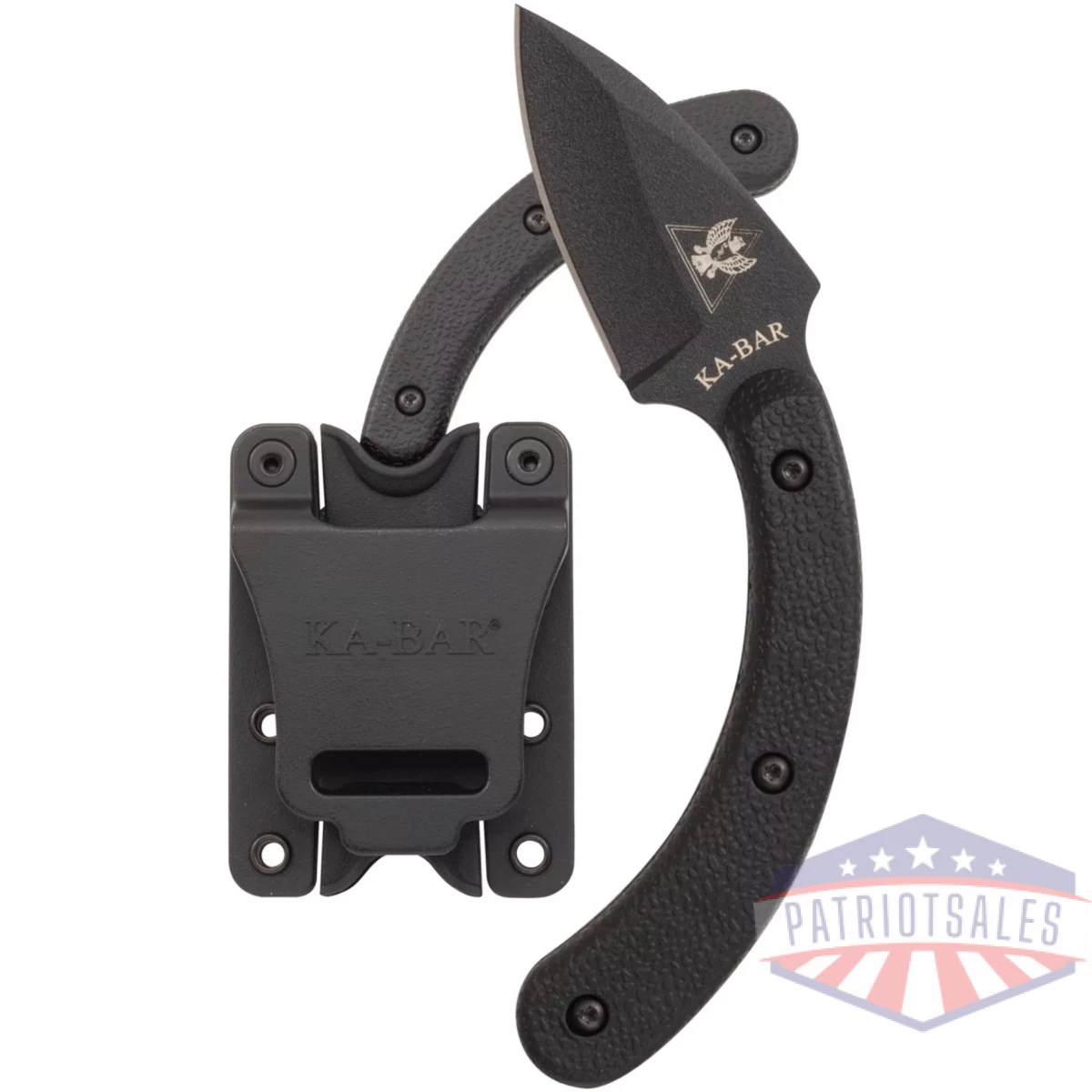 Ka-1494. Webp - tdi ladyfingerblack hard plastic sheath, black clip, str edge - ka 1494