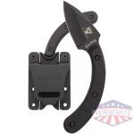 Tdi Ladyfingerblack Hard Plastic Sheath, Black Clip, Str Edge