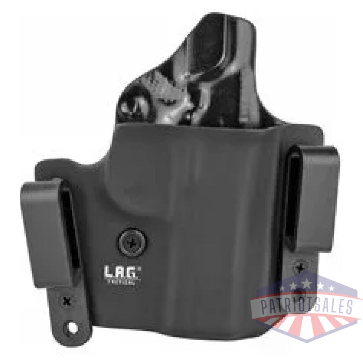 Lag6007_1. Webp - lag dfndr 1911 3" owb/iwb blk rh - lag6007 1