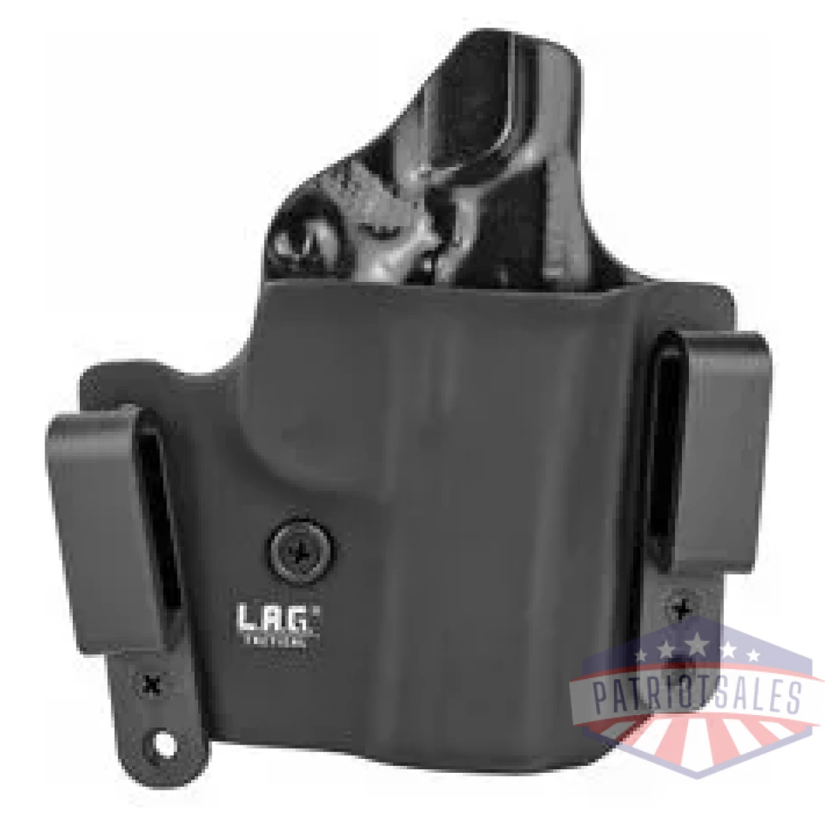 Lag6007_1. Webp - lag dfndr 1911 3" owb/iwb blk rh - lag6007 1