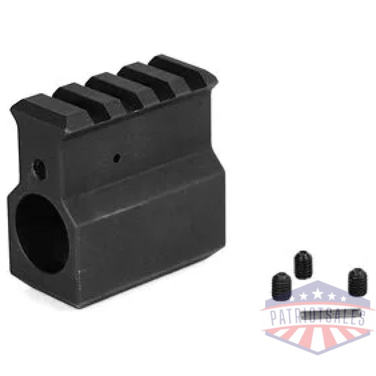 Lbargbr-uh_1 - lbe. 750 gas block w/rail blk - lbargbr uh 1