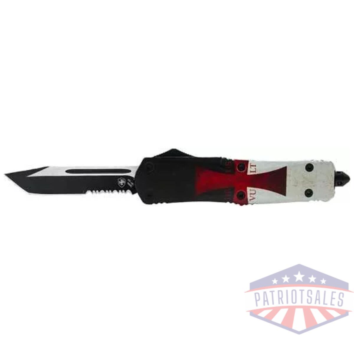 Ltk531_1 - templar knife large otf templr - flag 3. 5" blk tanto serrated - ltk531 1