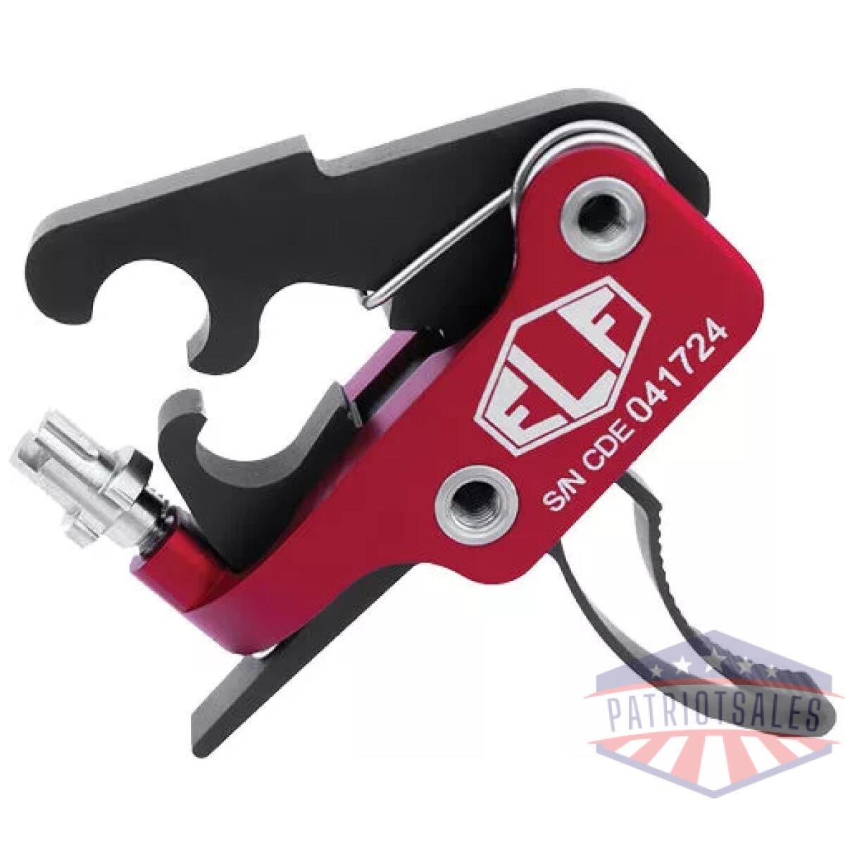 Matchprocfa_1 - elftmann trigger ar-15 match - pro curved fngr adj 2. 75-4lbs - matchprocfa 1