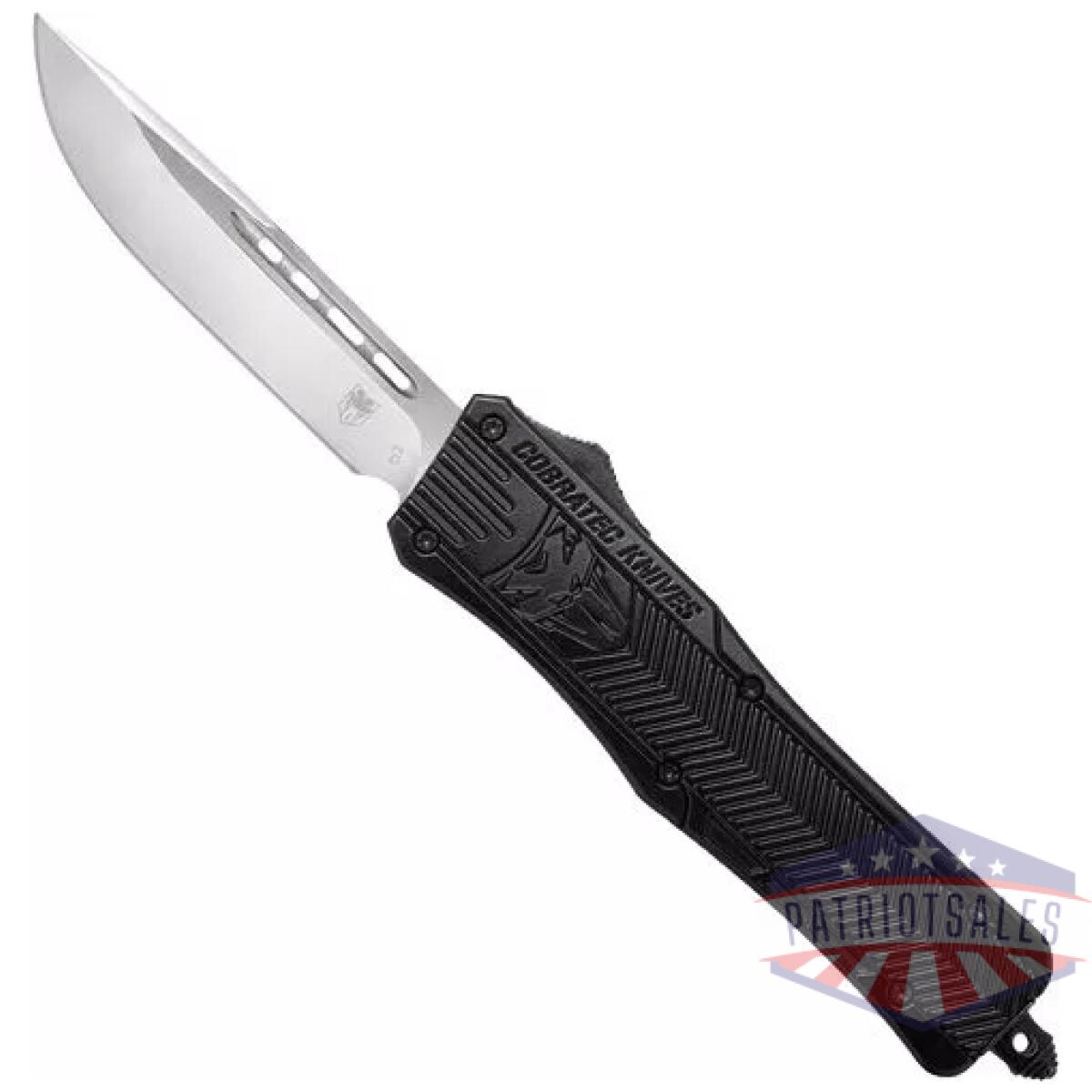 Mbctk1mdns - cobratec medium ctk1 otf - black 3" drop point - mbctk1mdns