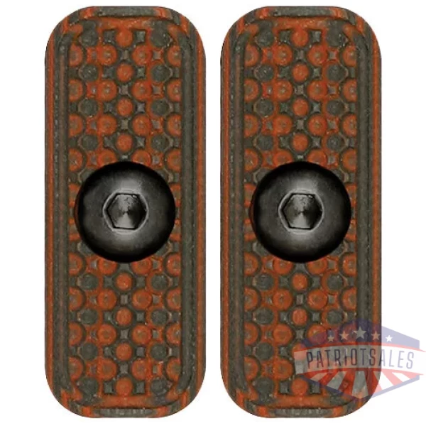 MI LEVER STOCK G10 M-LOK PANEL - RED/BLACK 2-PACK