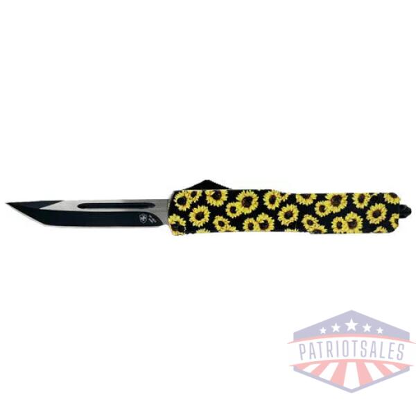 TEMPLAR KNIFE SLIM OTF - SUNFLOWER 3.1" BLACK TANTO