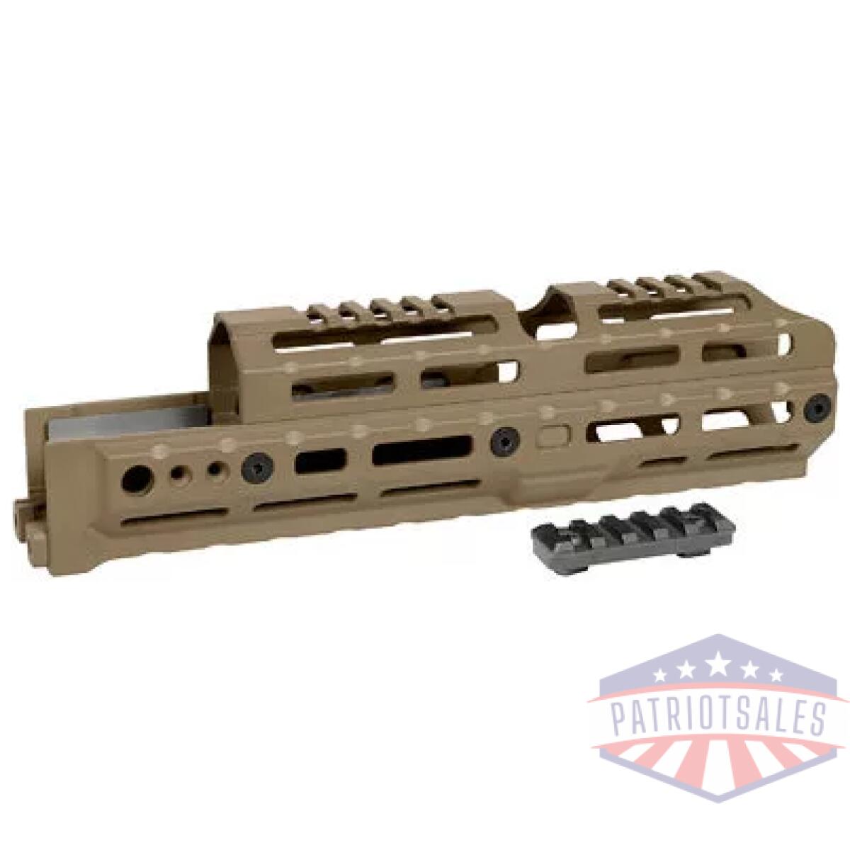 Mwmi-ak-alpha-10-0-fde_1. Webp - midwest ak alpha m-lok hngrd 10" fde - mwmi ak alpha 10 0 fde 1