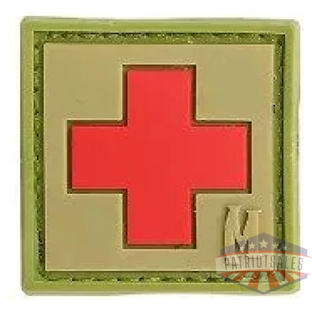 Mxp-pvcpatch-med1a - medic morale patch (small) - mxp pvcpatch med1a
