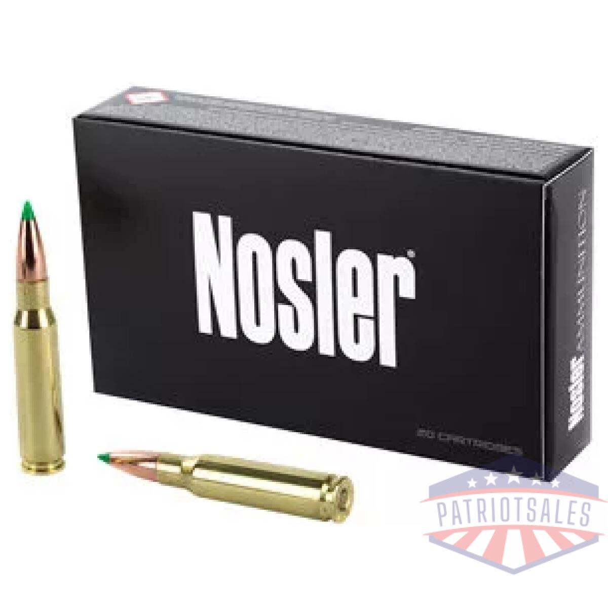 Nos40063_1 - nosler 308win 165gr bt hunt 20/200 - nos40063 1
