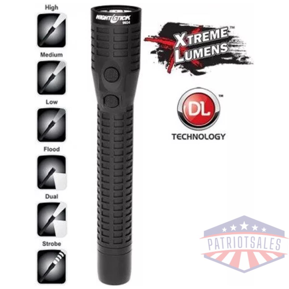Ns-nsr-9924xl. Webp - polymer duty/personal-size dual-light flashlight - rechargeable - ns nsr 9924xl