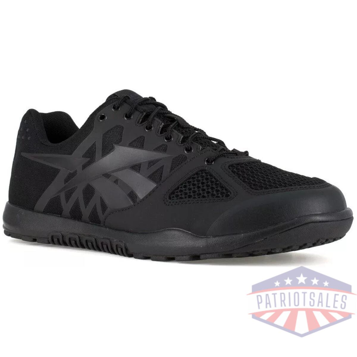 Rbk-rb7100-m-11 - nano tactical trainer shoe w/ soft toe - black - rbk rb7100 m 11