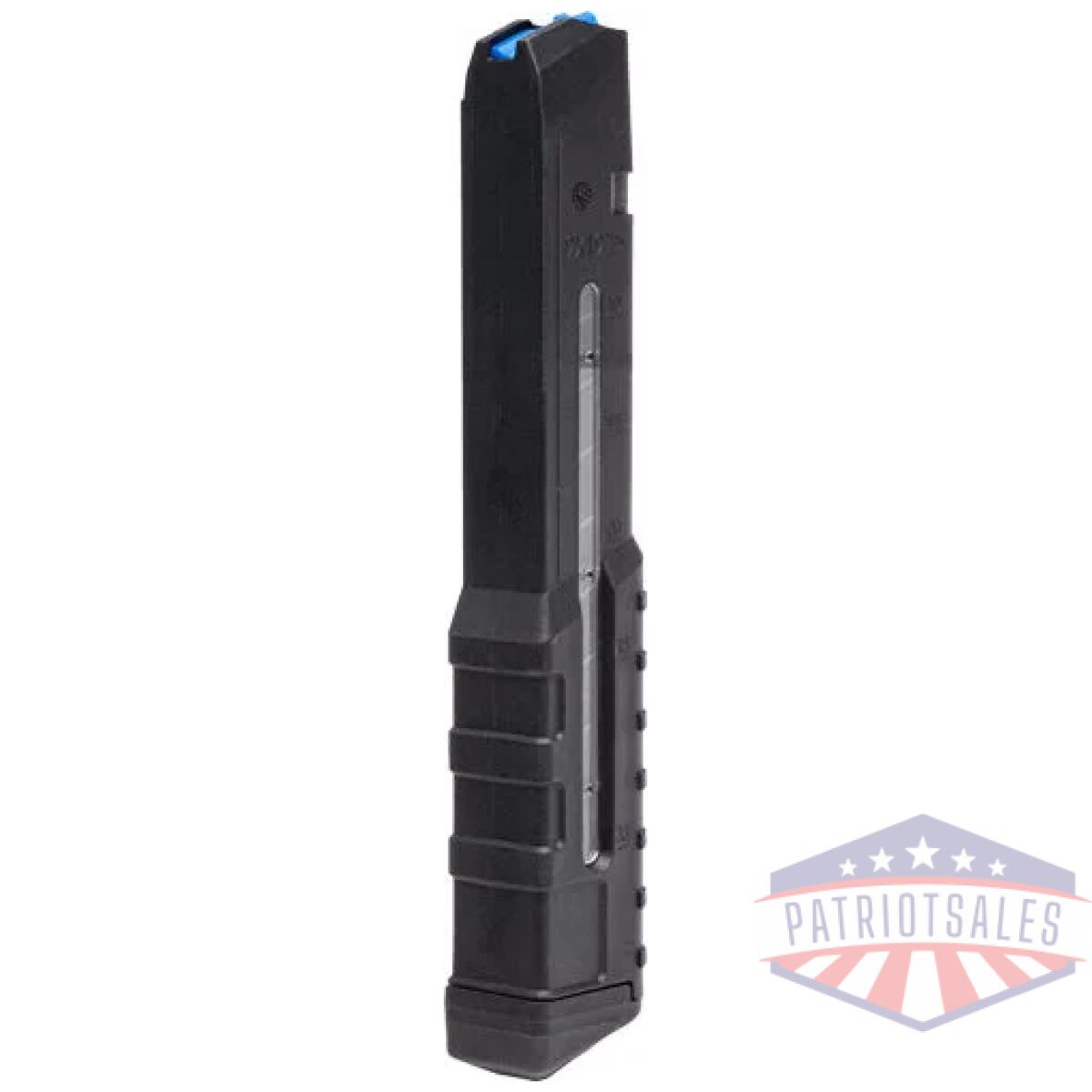 Rbtpd933 - utg magazine glock 9mm 33rnd - windowed poly matte black - rbtpd933