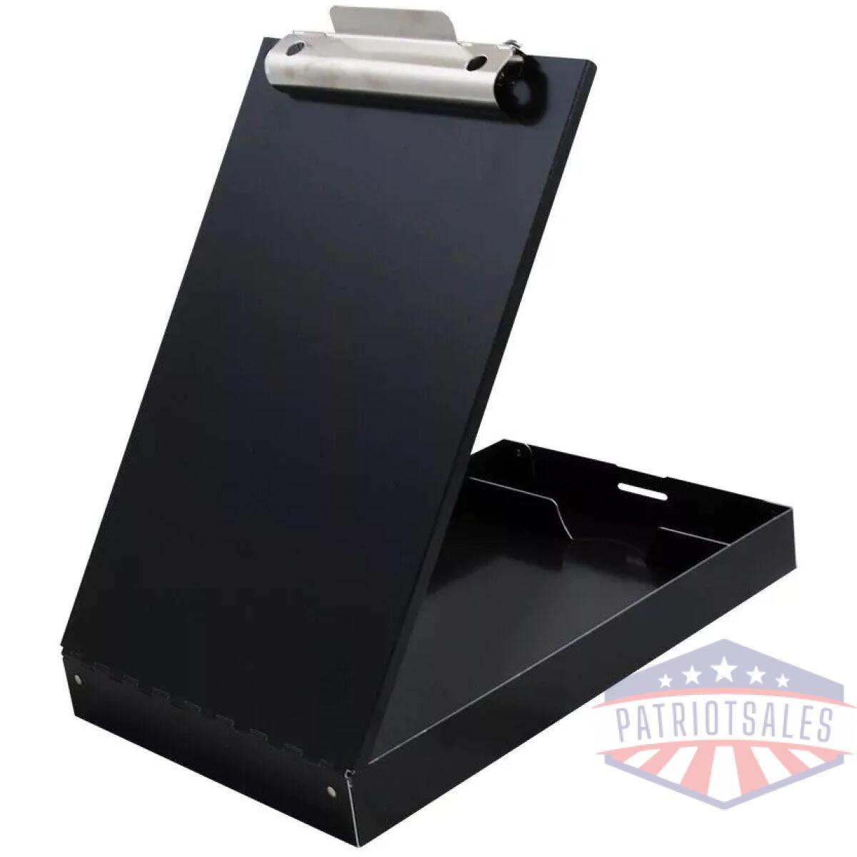 Sa-11018. Webp - redi-rite recycled aluminum storage clipboard - letter size - black - sa 11018