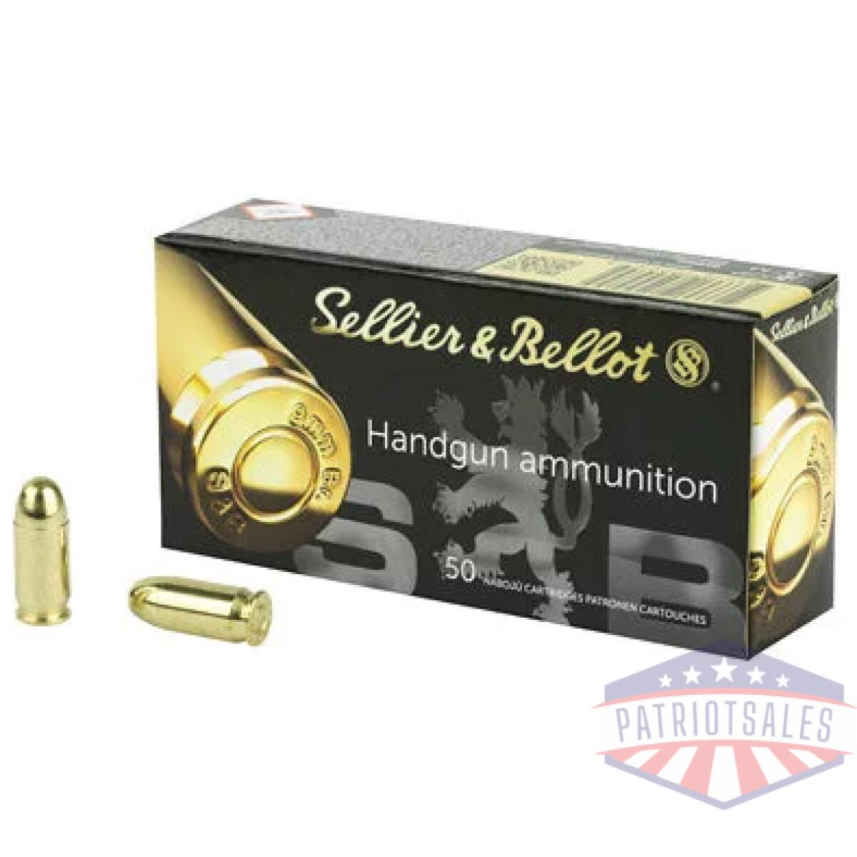 Sb380a_1 - s&b 380acp 92gr fmj 50/1000 - sb380a 1
