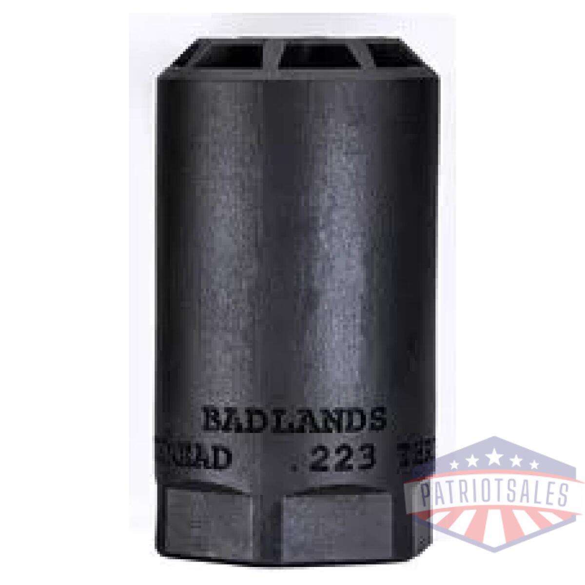 Shrpbad01_1-8 - sharps badlands blast deflect 1/2-28 - shrpbad01 1 8