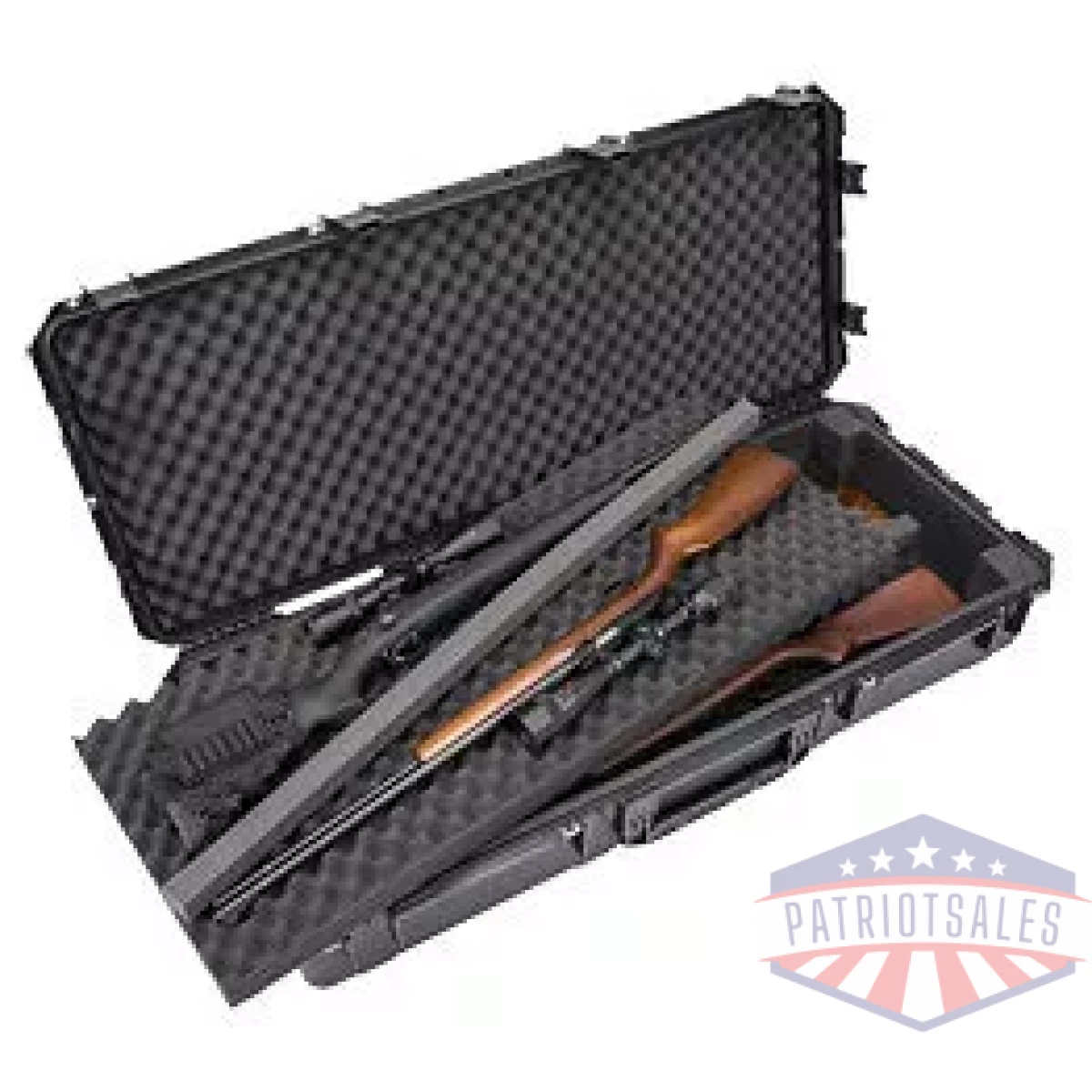 Skb3i-4719-db_1. Webp - skb i-series dbl bow/rifle case blk - skb3i 4719 db 1