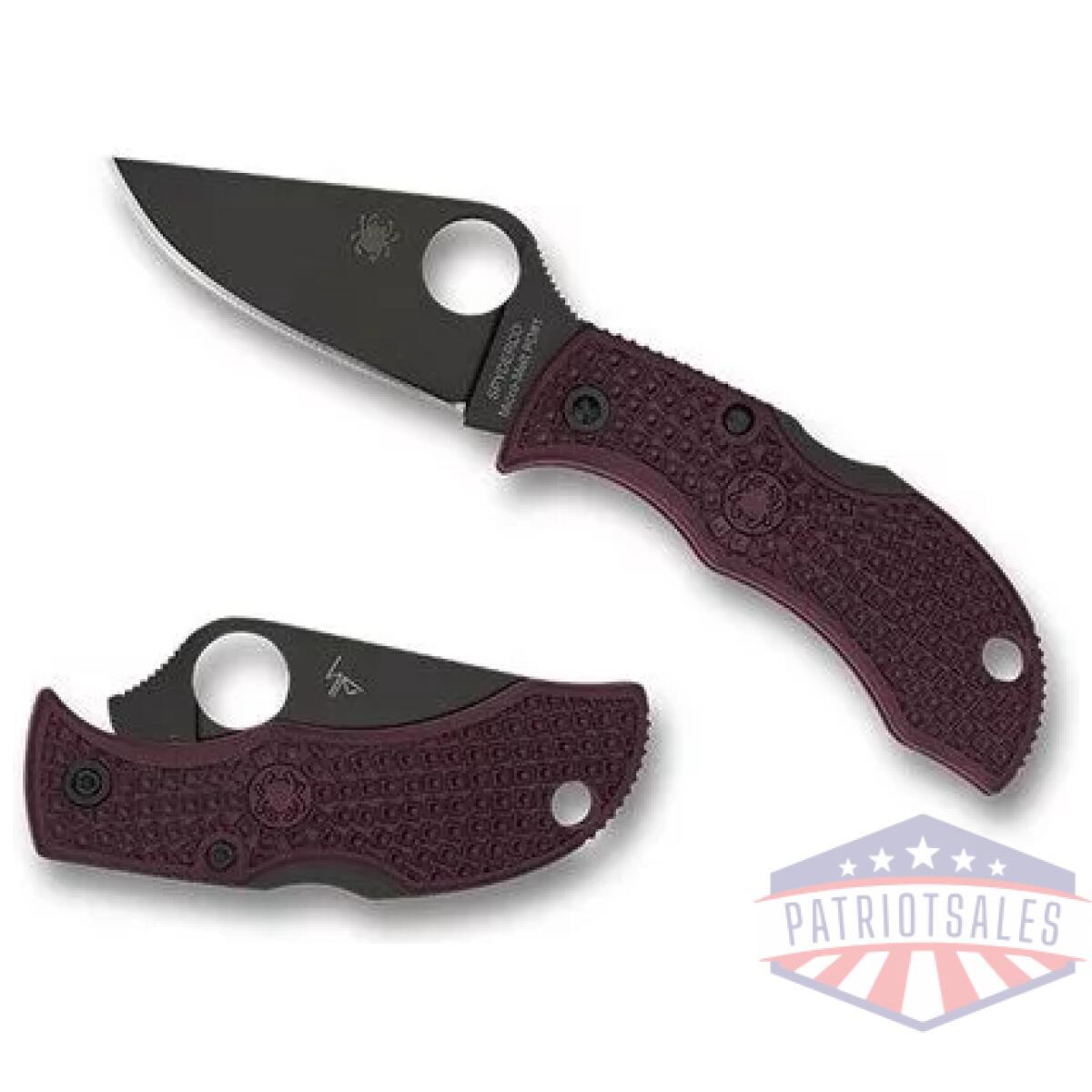 Spy-mbbgbkp. Webp - sp manbug burgandy lightweight cts-pd#1 black blade plainedge - spy mbbgbkp