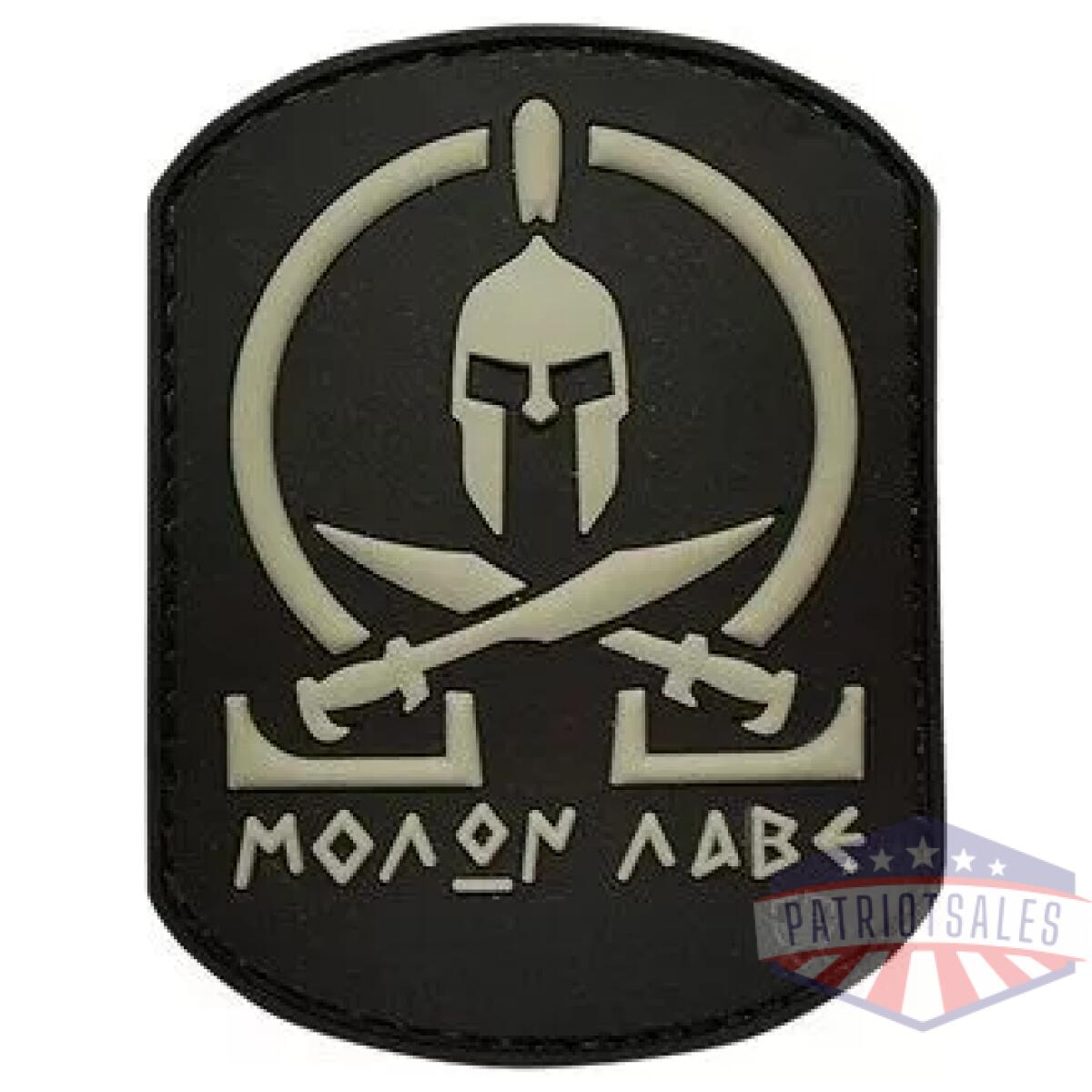 Tsp-6715000 - black molon labe morale patch - tsp 6715000