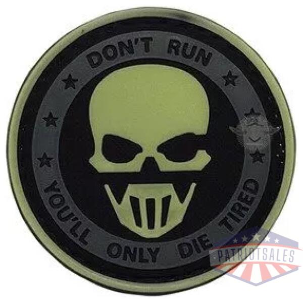 Don't Run Ghost Night Glow Morale Patch